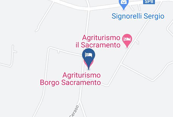 Viterbo - Agriturismo Borgo Sacramento Maps