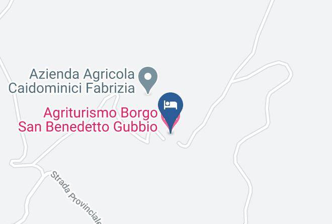 Perugia - Agriturismo Borgo San Benedetto Gubbio Maps