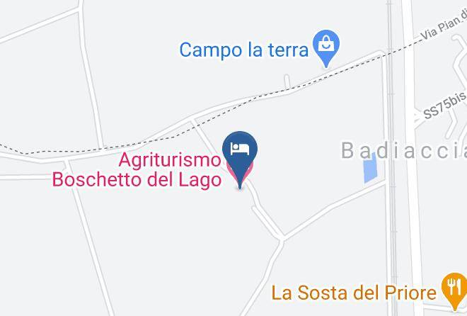 Perugia - Agriturismo Boschetto Del Lago Maps