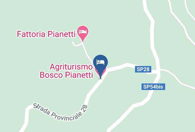 Palermo - Agriturismo Bosco Pianetti Maps