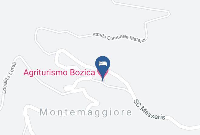 Udine - Agriturismo Bozica Maps