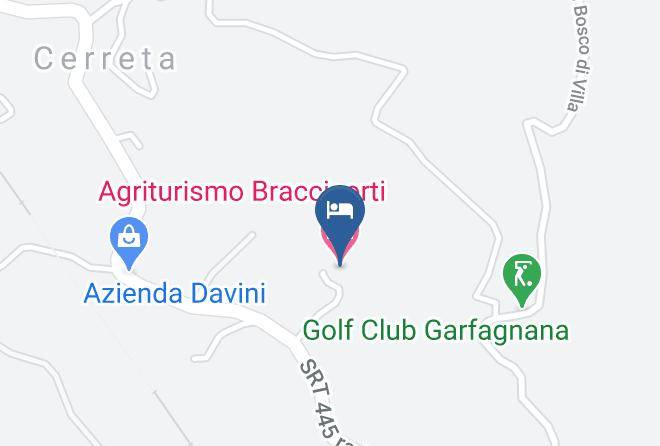 Lucca - Agriturismo Braccicorti Maps