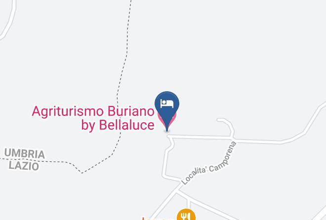 Viterbo - Agriturismo Buriano By Bellaluce Maps