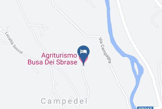 Belluno - Agriturismo Busa Dei Sbrase Maps