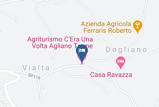 Asti - Agriturismo C'era Una Volta Agliano Terme Maps