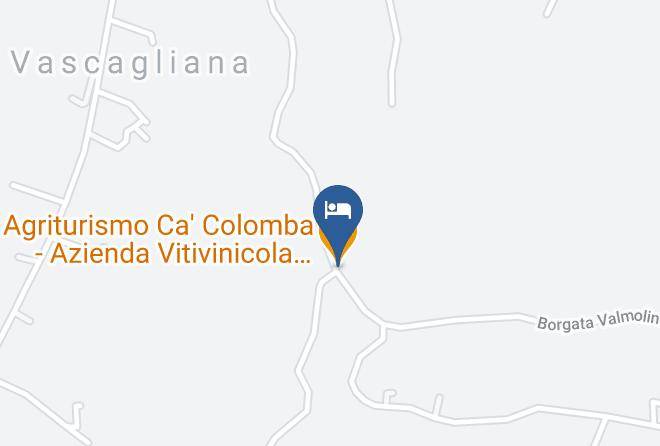 Asti - Agriturismo Ca' Colomba Azienda Vitivinicola Franco Giacinto Maps