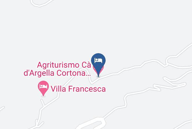 Arezzo - Agriturismo Ca D'argella Cortona Agriturismo Arezzo Maps