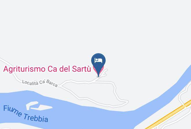 Piacenza - Agriturismo Ca Del Sartu Maps