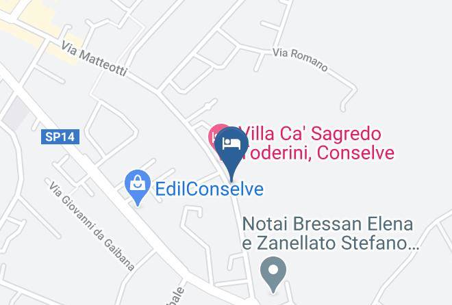 Padua - Agriturismo Ca' Sagredo Maps