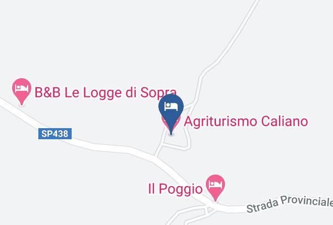 Siena - Agriturismo Caliano Maps