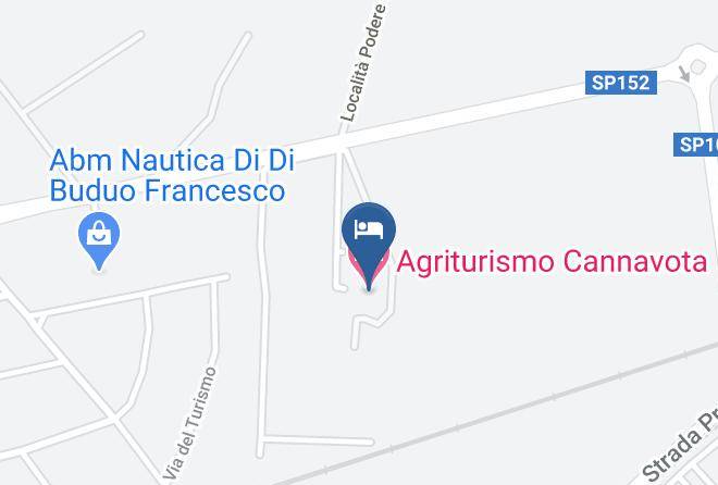 Grosseto - Agriturismo Cannavota Maps