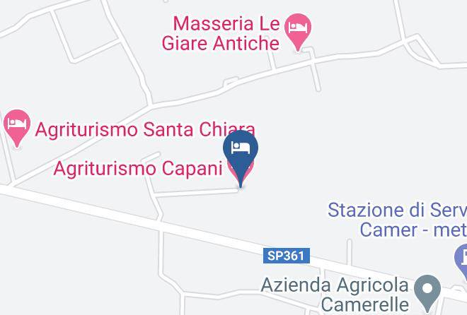 Lecce - Agriturismo Capani Maps