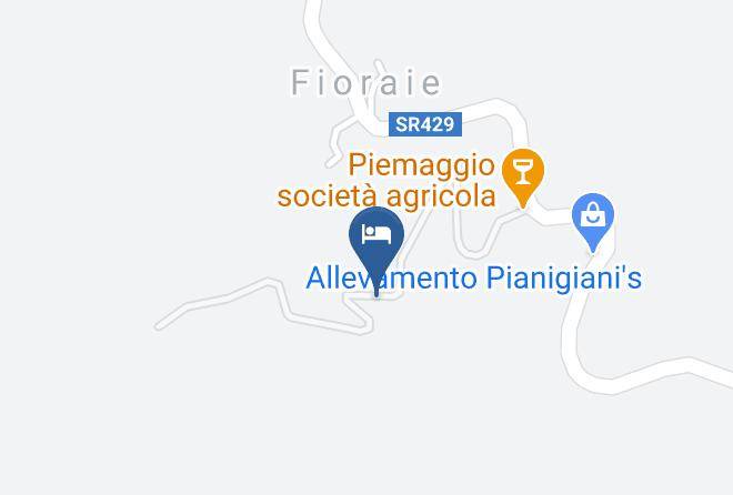 Siena - Agriturismo Capanna Delle Cozzole Maps