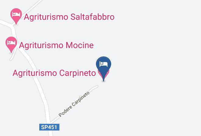 Siena - Agriturismo Carpineto Maps