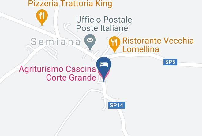Pavia - Agriturismo Cascina Corte Grande Maps