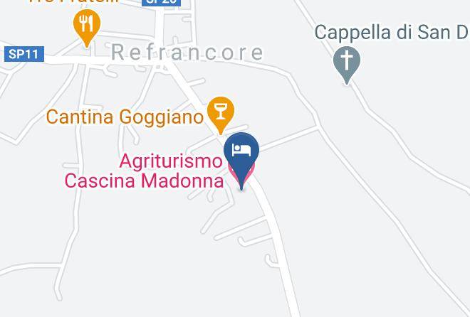 Asti - Agriturismo Cascina Madonna Maps