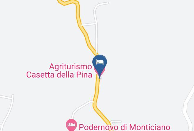 Siena - Agriturismo Casetta Della Pina Maps