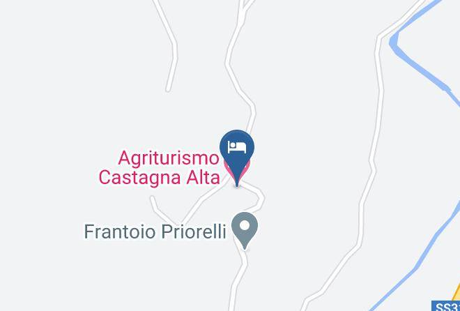 Perugia - Agriturismo Castagna Alta Maps