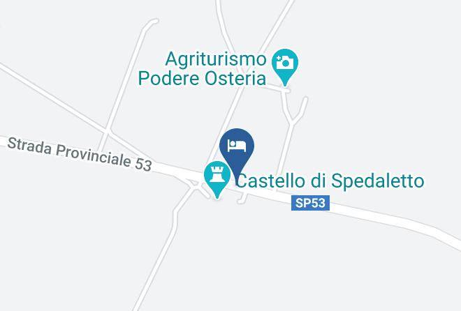 Siena - Agriturismo Castello Di Spedaletto Maps