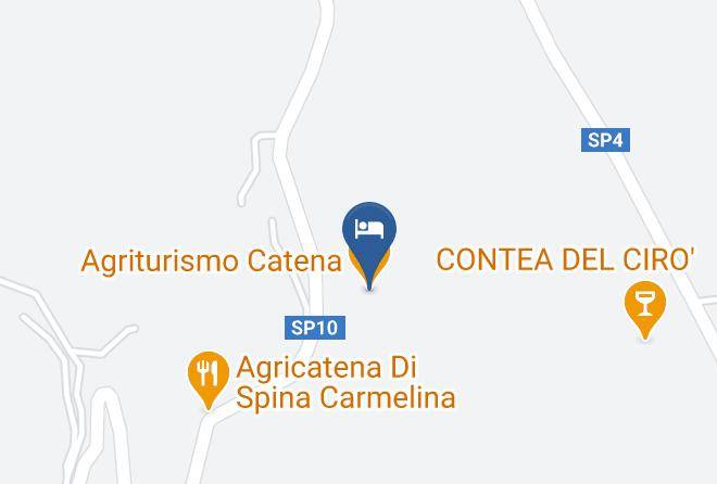 Crotone - Agriturismo Catena Maps
