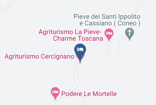 Siena - Agriturismo Cercignano Maps