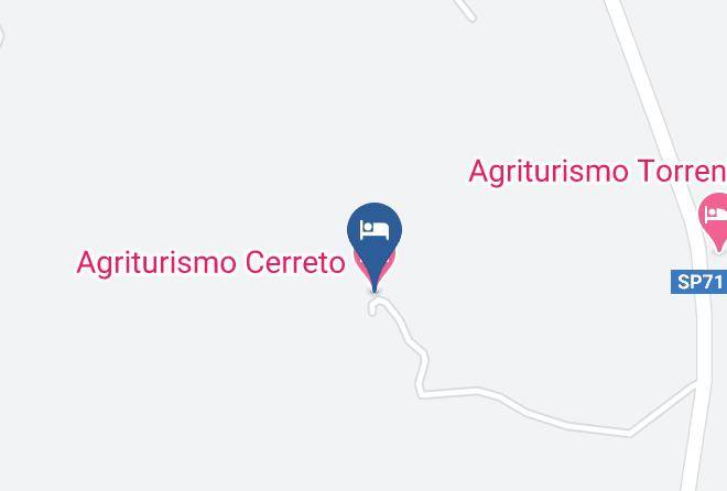 Siena - Agriturismo Cerreto Maps