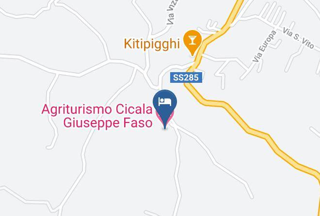 Palermo - Agriturismo Cicala Giuseppe Faso Maps