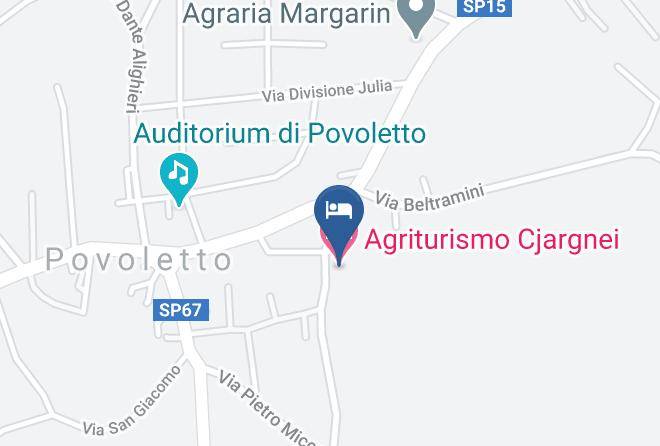 Udine - Agriturismo Cjargnei Maps