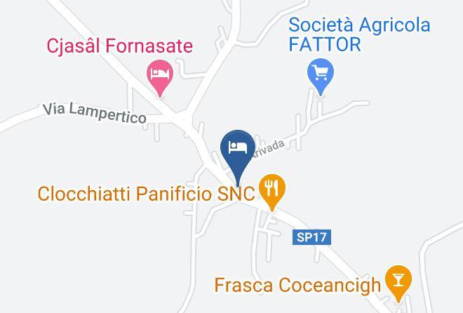 Udine - Agriturismo Clochiatti Maps