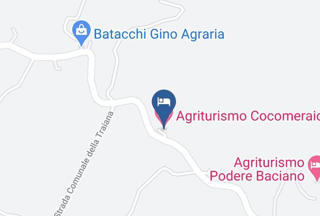 Arezzo - Agriturismo Cocomeraio Maps