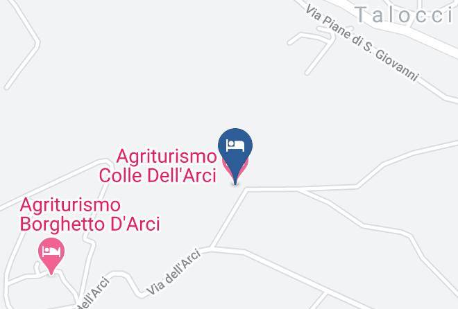 Rieti - Agriturismo Colle Dell'arci Maps