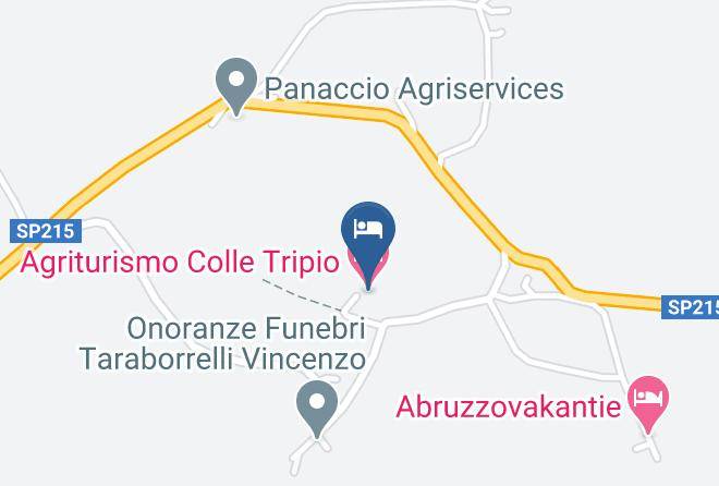 Chieti - Agriturismo Colle Tripio Maps