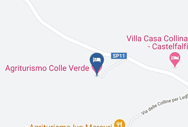 Pisa - Agriturismo Colle Verde Maps