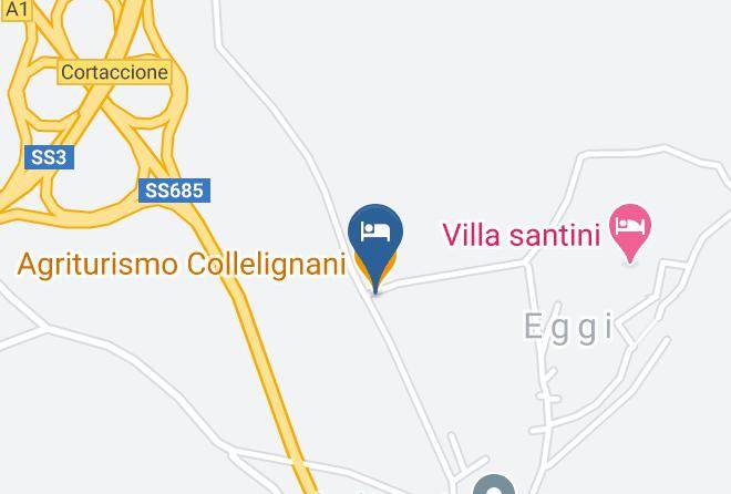Perugia - Agriturismo Collelignani Maps