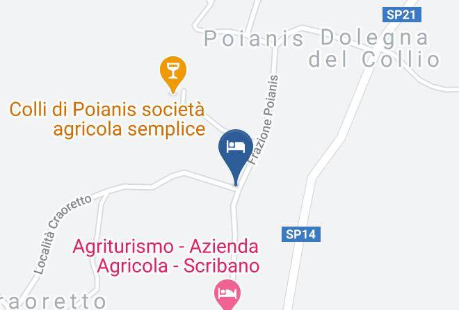 Udine - Agriturismo Colli Di Poianis Maps