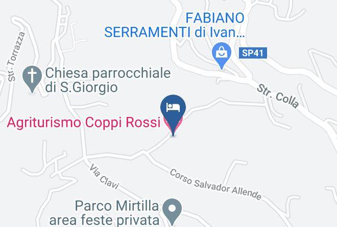 Imperia - Agriturismo Coppi Rossi Maps