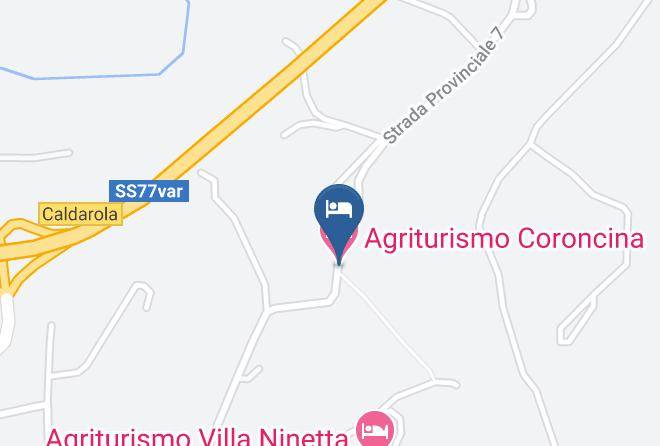 Macerata - Agriturismo Coroncina Maps