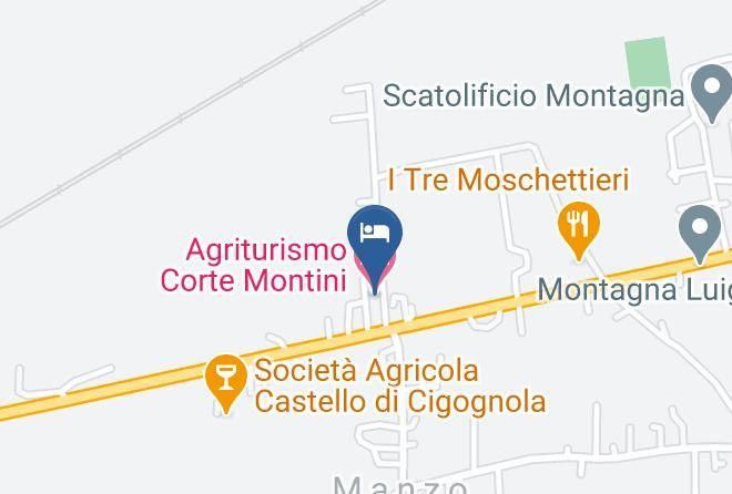 Pavia - Agriturismo Corte Montini Maps