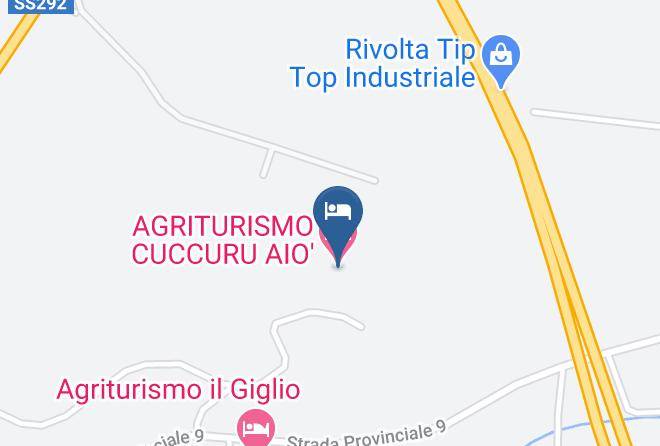 Oristano - Agriturismo Cuccuru Aio' Maps