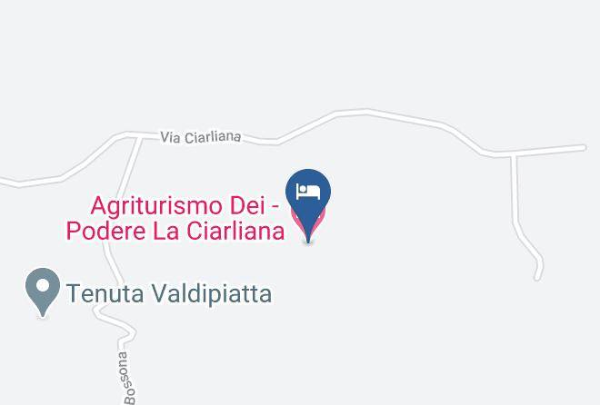 Siena - Agriturismo Dei Podere La Ciarliana Maps