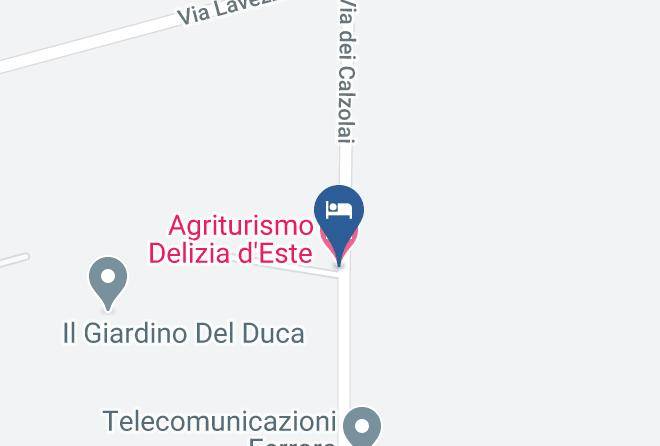 Ferrara - Agriturismo Delizia D'este Maps