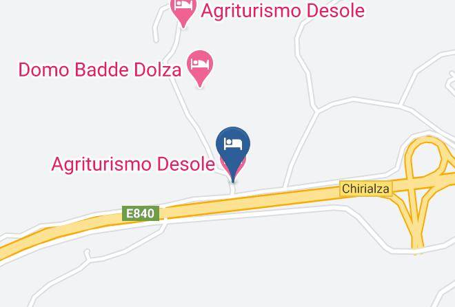 Sassari - Agriturismo Desole Maps