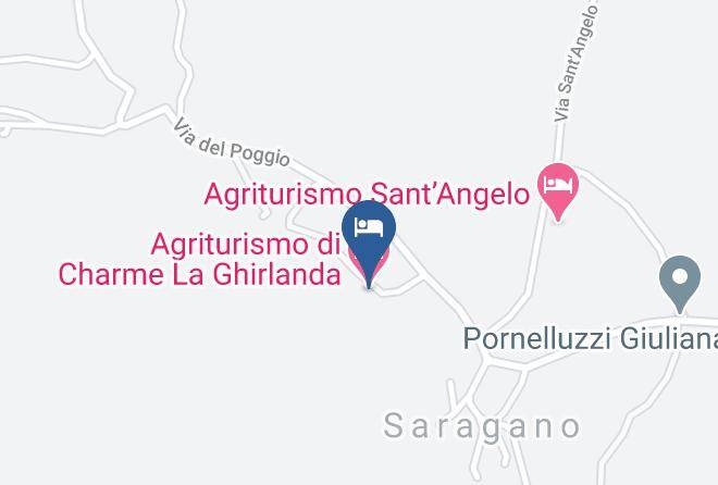 Perugia - Agriturismo Di Charme La Ghirlanda Maps