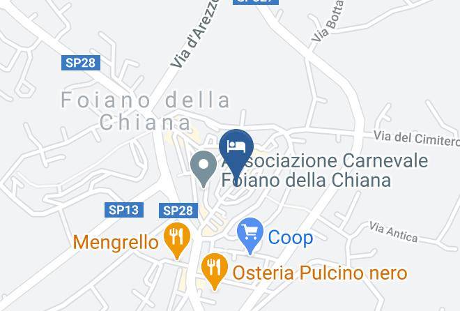 Arezzo - Agriturismo Di Novole Maps