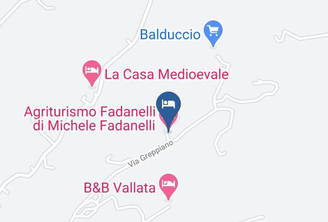 Pistoia - Agriturismo Fadanelli Di Michele Fadanelli Maps