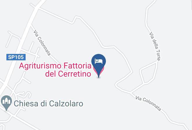 Perugia - Agriturismo Fattoria Del Cerretino Maps