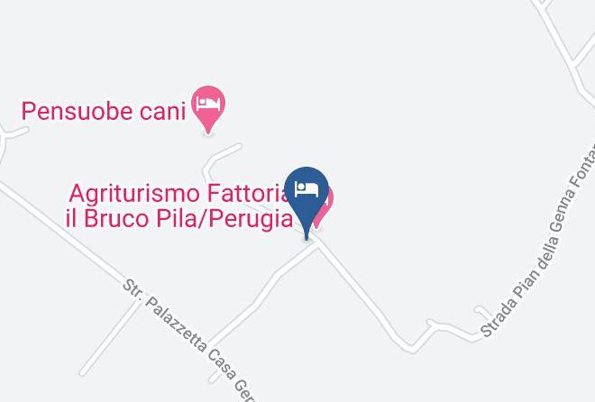 Perugia - Agriturismo Fattoria Il Bruco Maps
