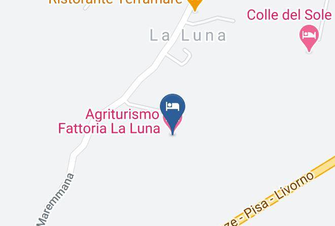 Florence - Agriturismo Fattoria La Luna Maps