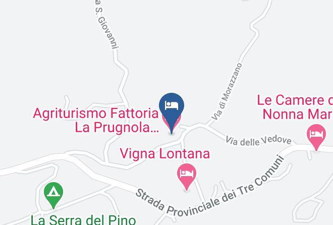 Pisa - Agriturismo Fattoria La Prugnola Agriturismo In Toscana Maps