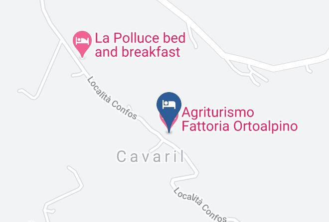 Belluno - Agriturismo Fattoria Ortoalpino Maps